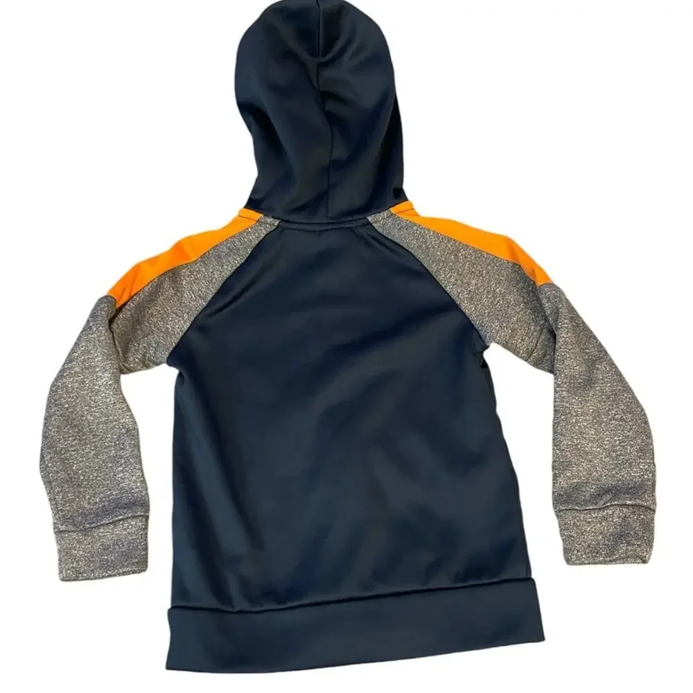 Puma Kids 2T Navy and Orange zip up hoodie Like new Active kids Toddler